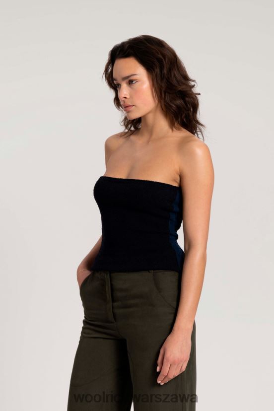 bandeau top-danielle cathari Woolrich kobiety 6VVZ6F153 czarny odzież